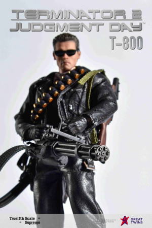 ターミネーター2 T2/ T-800 1/12 シュプリーム アクション ターミネーター2 T2/ T-800 1/12 シュプリーム アクション