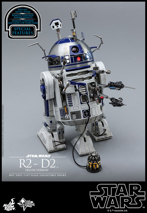 スターウォーズ オリジナル・トリロジー ムービー・マスターピース 1/6 フィギュア: R2-D2 デラックス ver - KH COMPANY